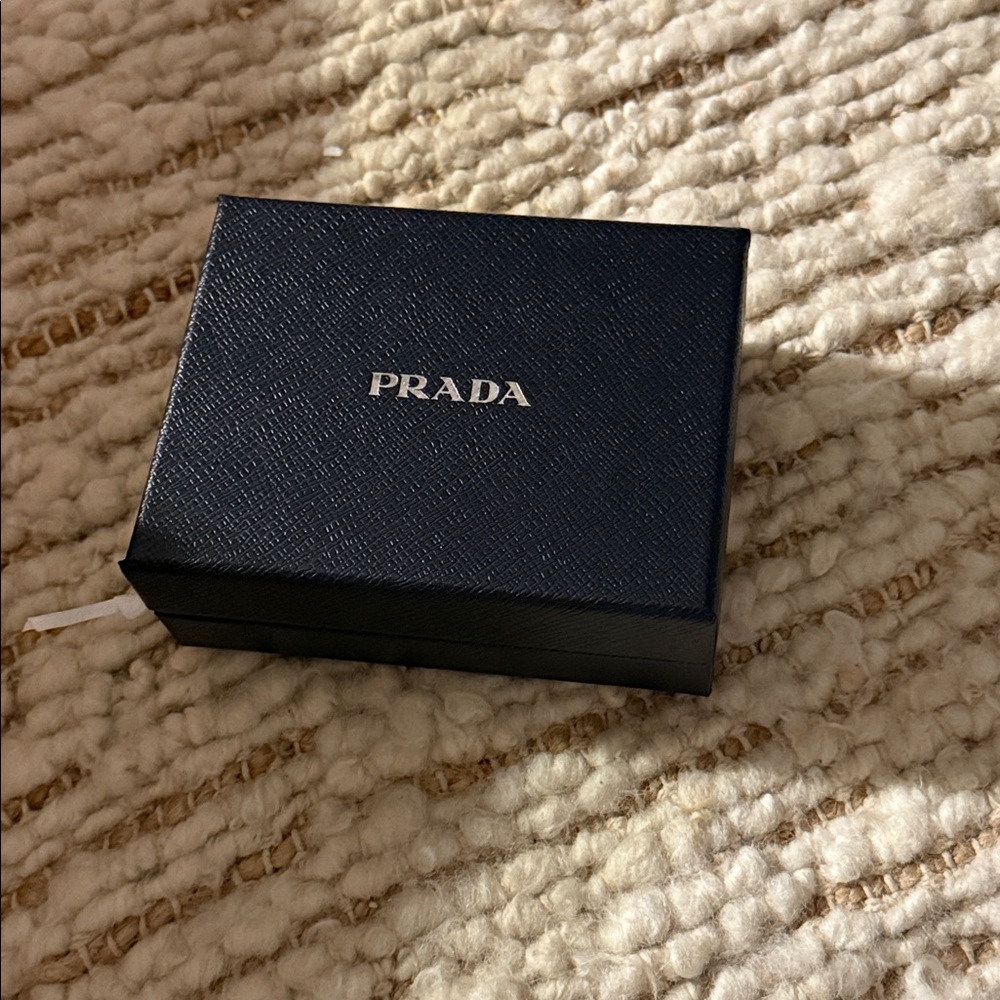 💙 NEW Prada NAVY Box for Wallet / Jewelery / small belt + Dustbag combo